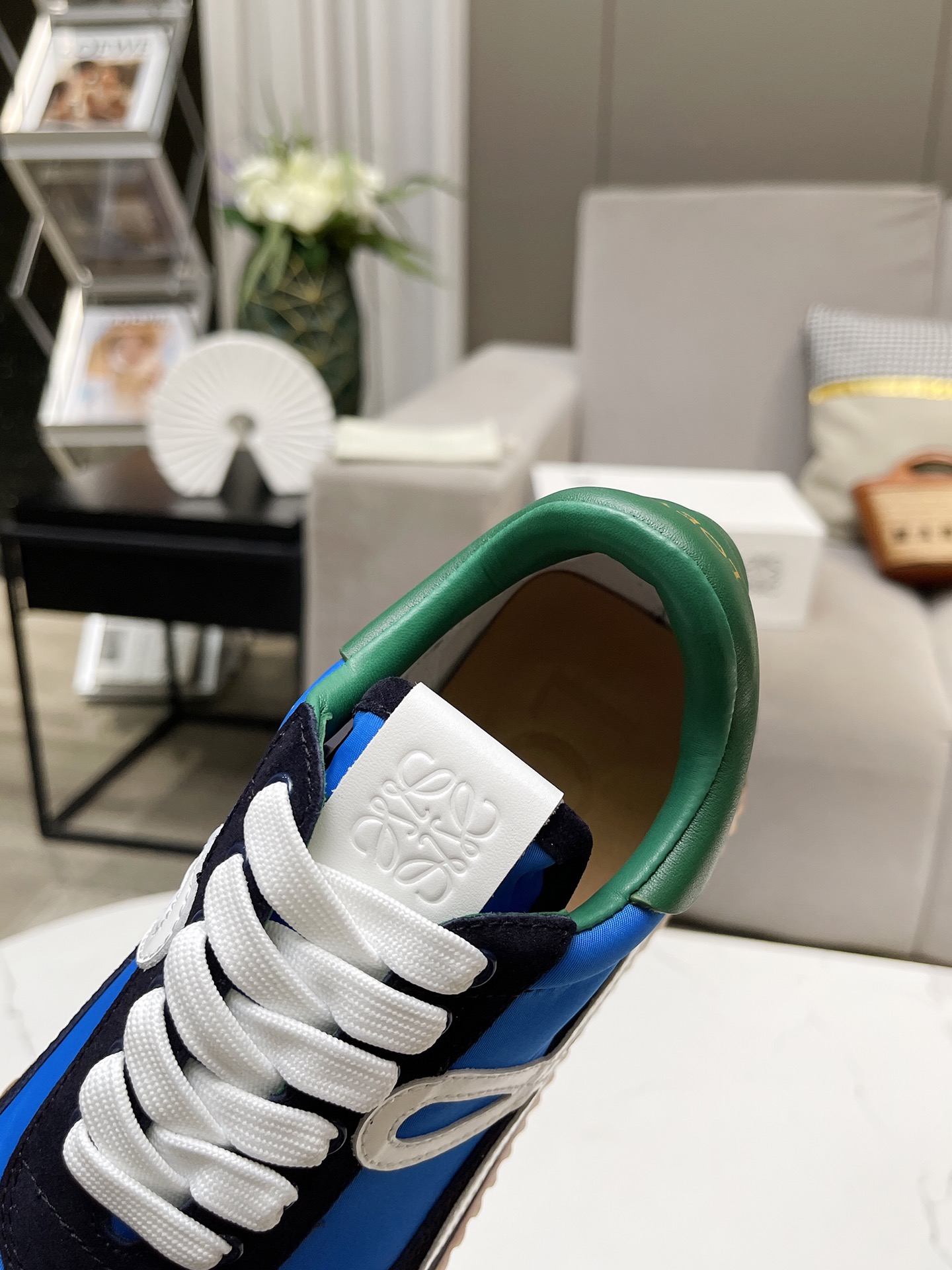 Loewe Hidden Lift Retro Sneakers Blue/Green