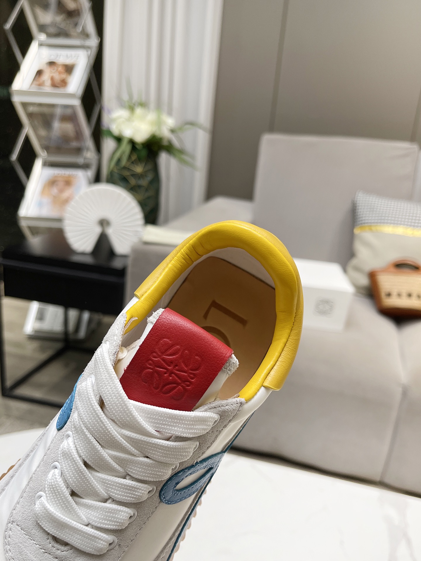 Loewe Hidden Wedge Retro Sneakers Multicolor