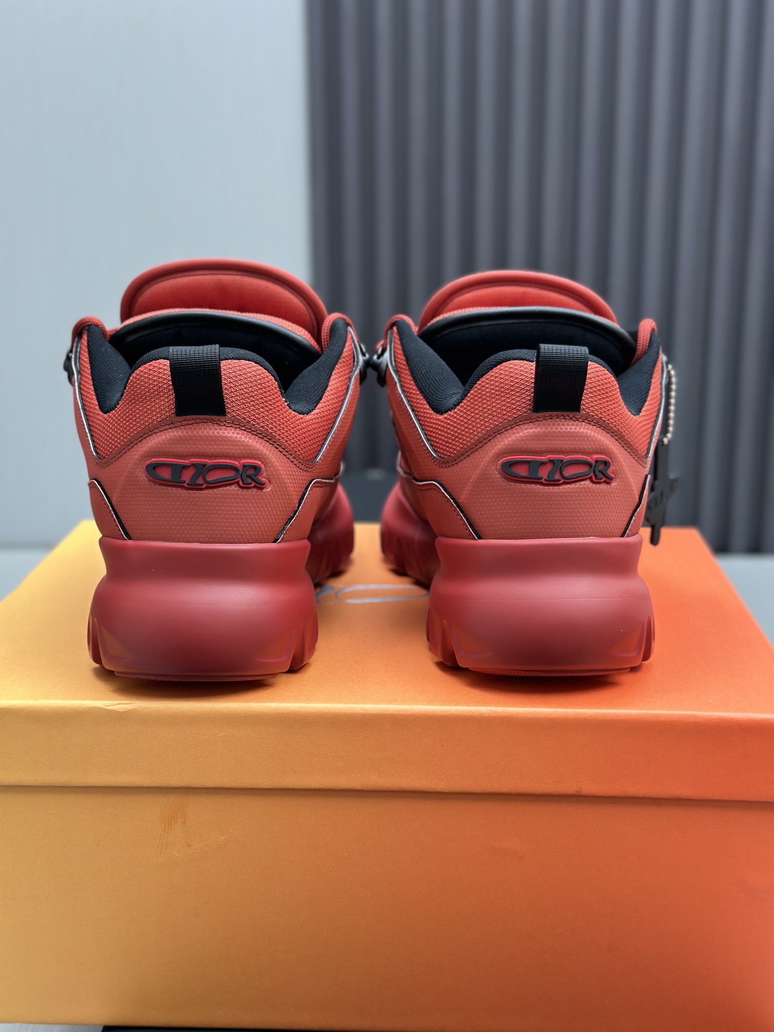 Dior Chunky Runner Sneakers Red