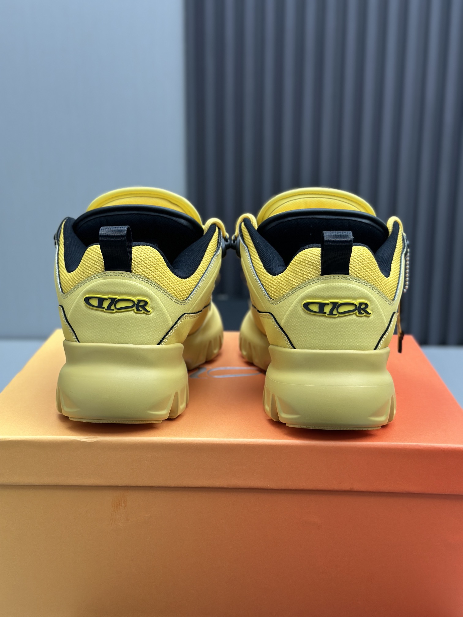 Dior Chunky Runner Sneakers Yellow