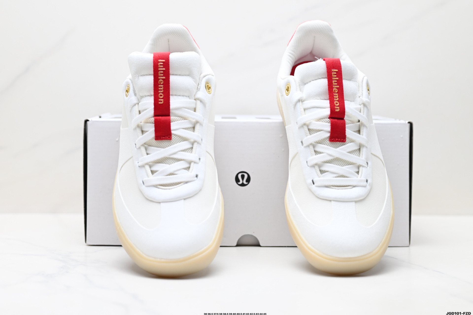 Lululemon Cityverse Low-Top Sneakers White Red