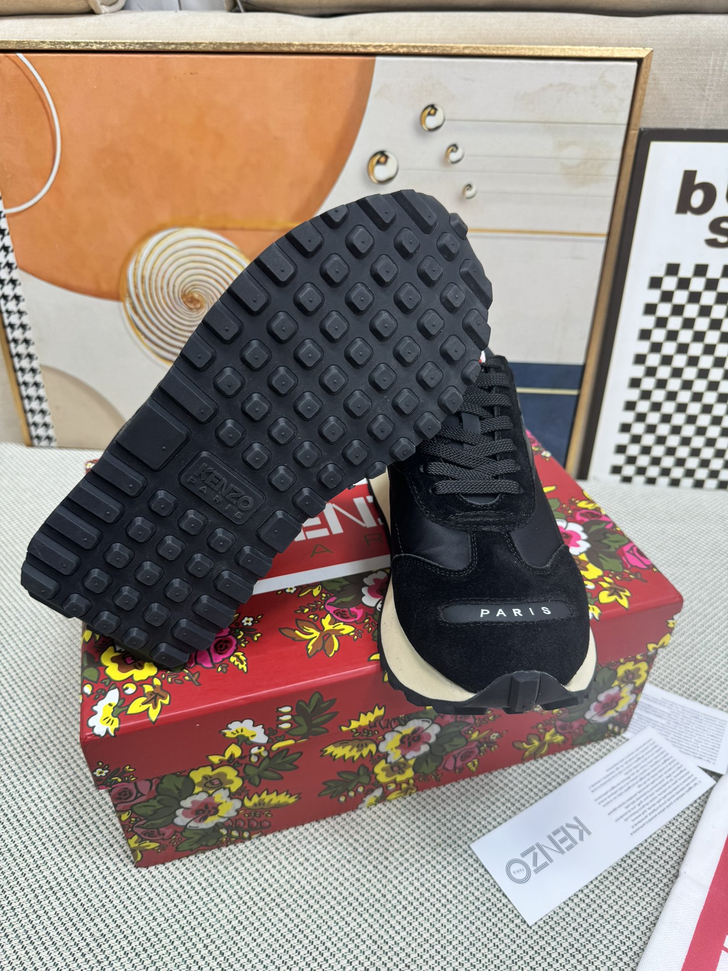 Kenzo Classic Runner Sneakers Black