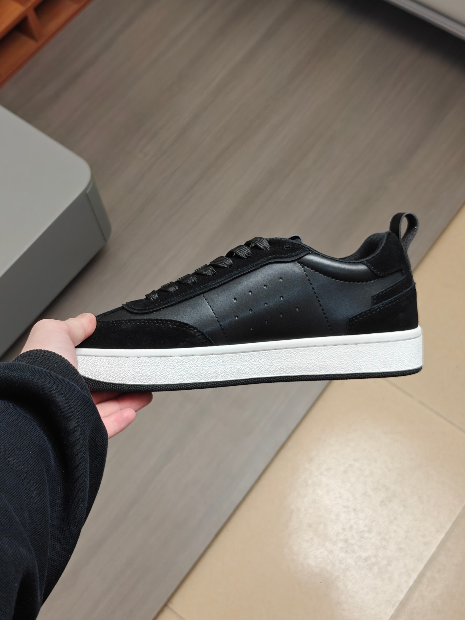 KENZO Classic Leather Sneakers Black