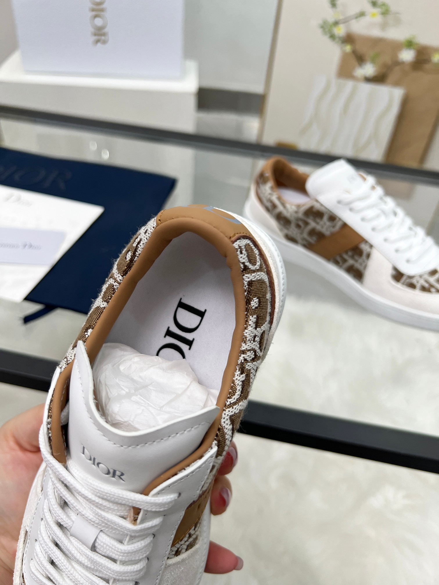 Dior B01 Berlin 01 Sneakers White/Tan