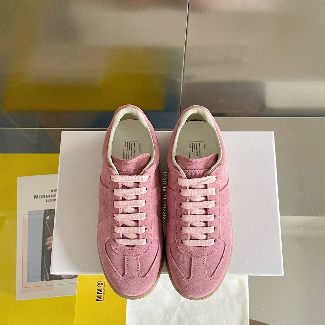 MM6 German Trainer Sneakers Pink