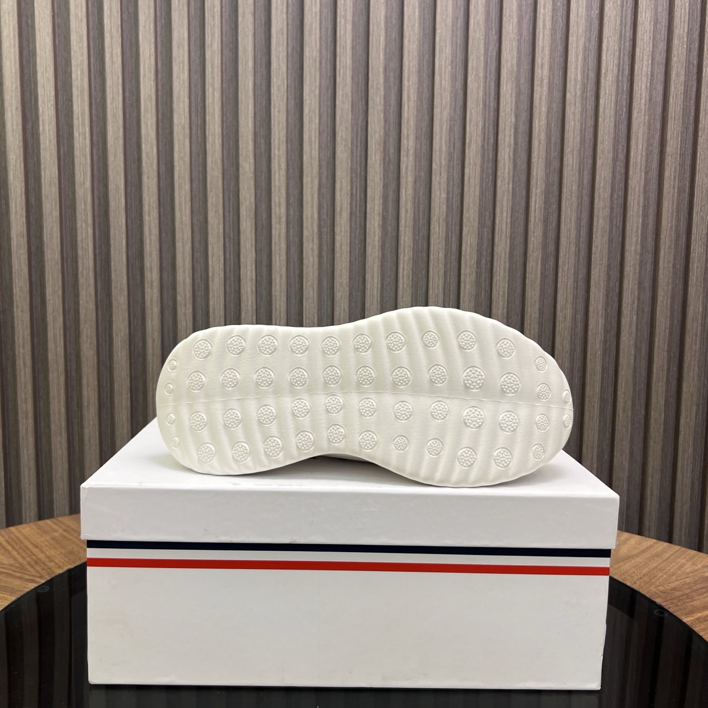 Moncler Knit Slip-On Sneakers White