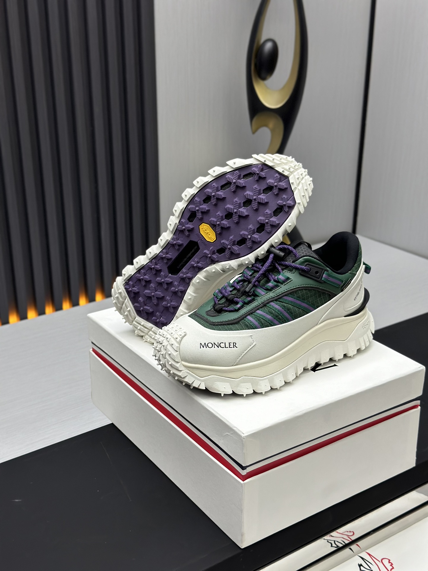 Moncler Trailgrip GTX Trail Shoes Green