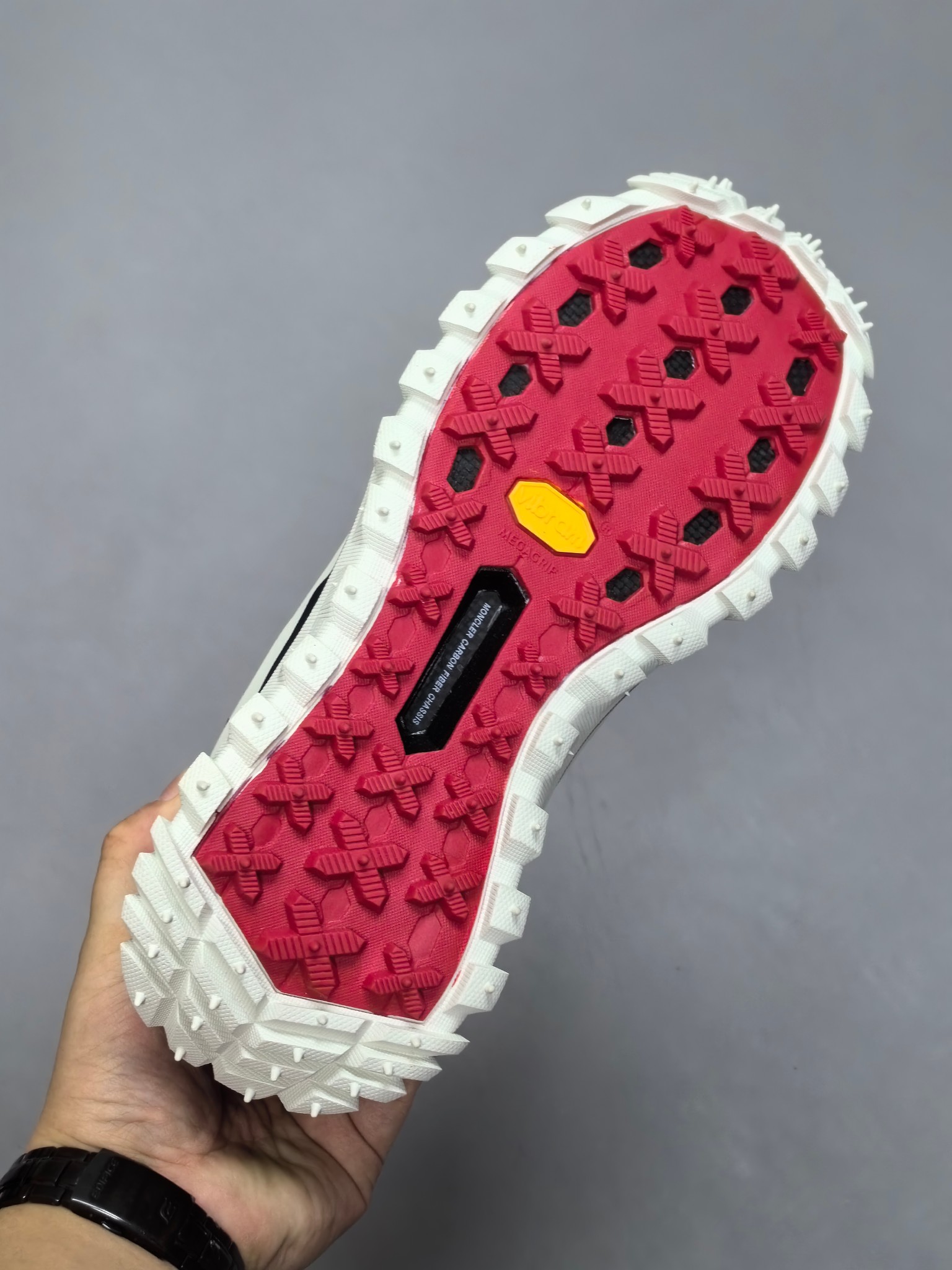 Moncler Trailgrip GTX Hiking Shoes Navy/Red