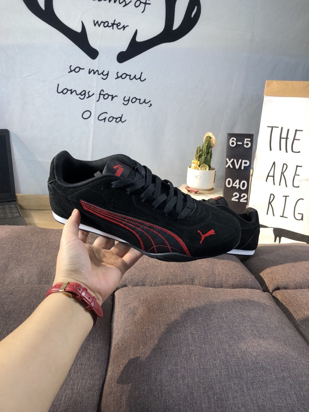 Puma Racing Low-Top Sneakers Black/Red