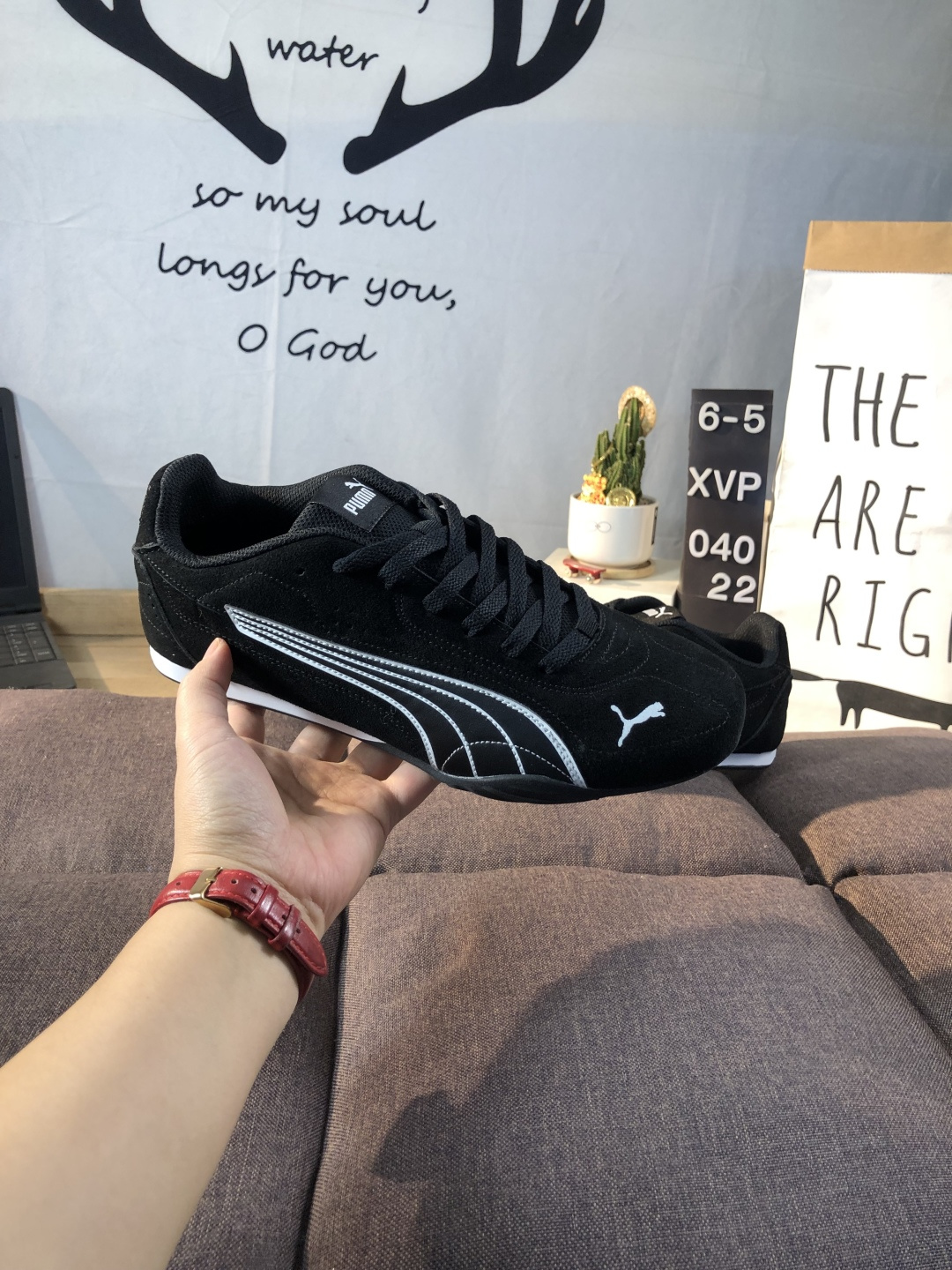 Puma Racing Low-Top Sneakers Black