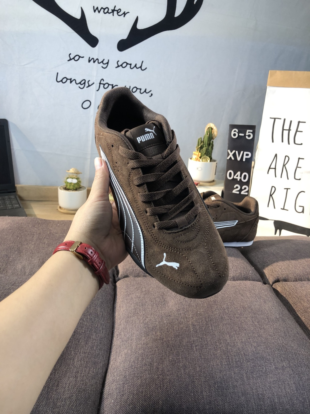 Puma Racing Low-Top Sneakers Brown