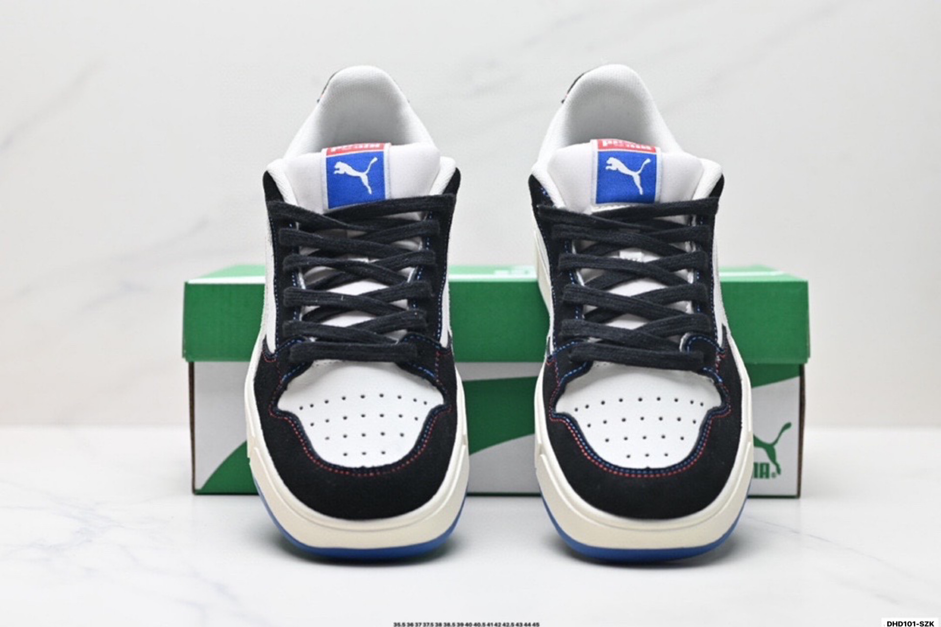 Puma Sky LX Court Low Sneakers White/Black/Blue
