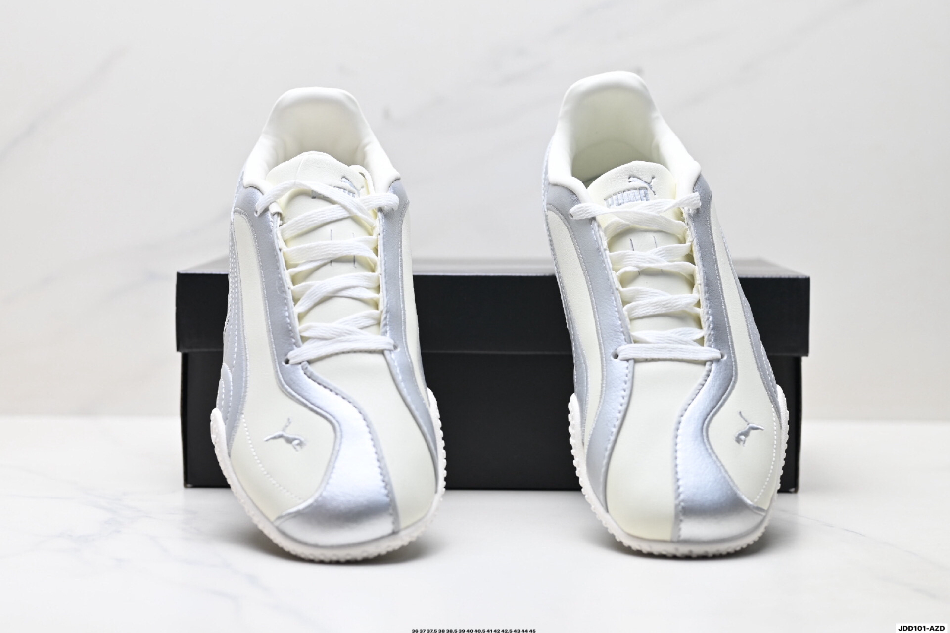 Puma Bella V2 Leather Sneaker White/Silver