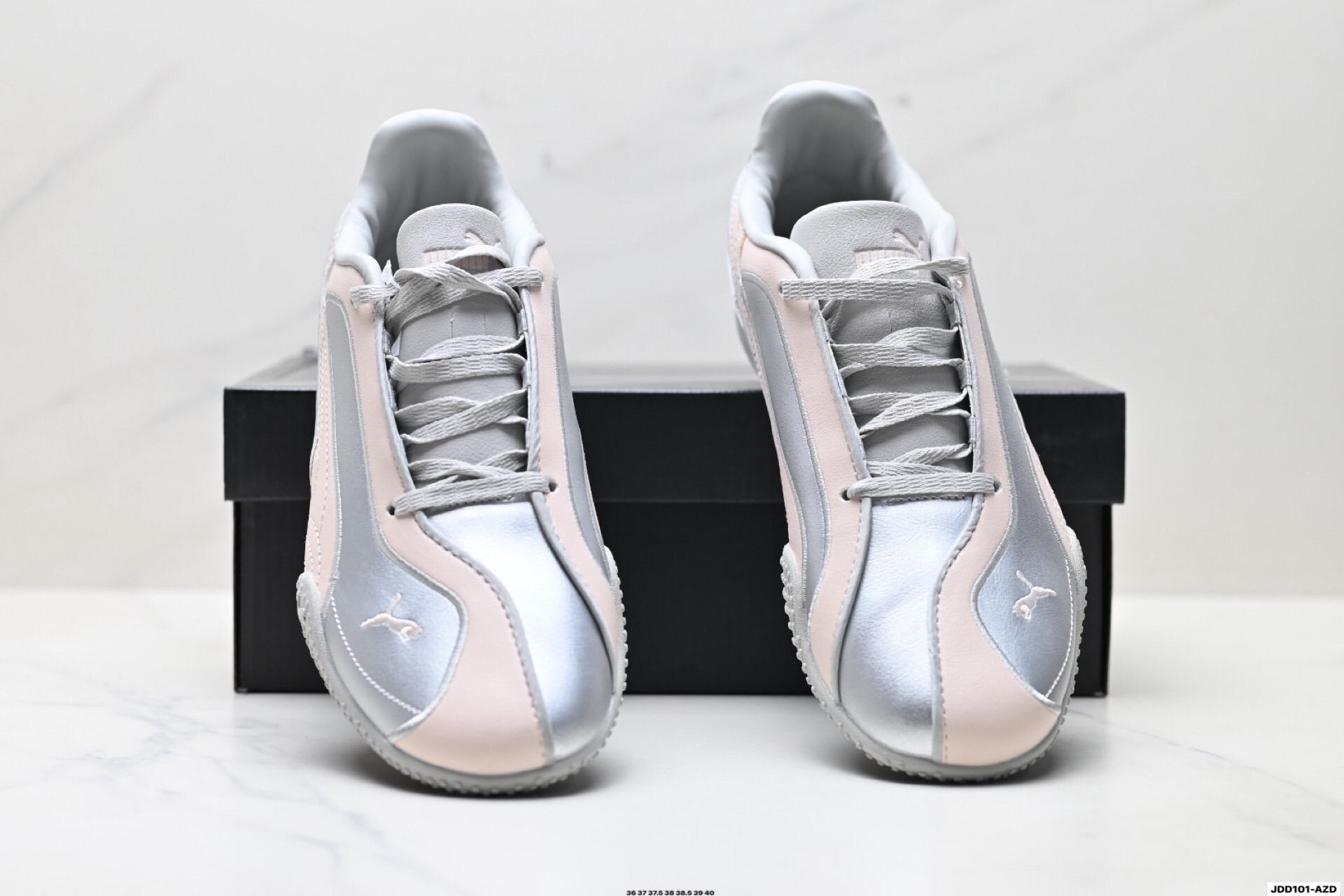 Puma Bella V2 Leather Sneaker Silver