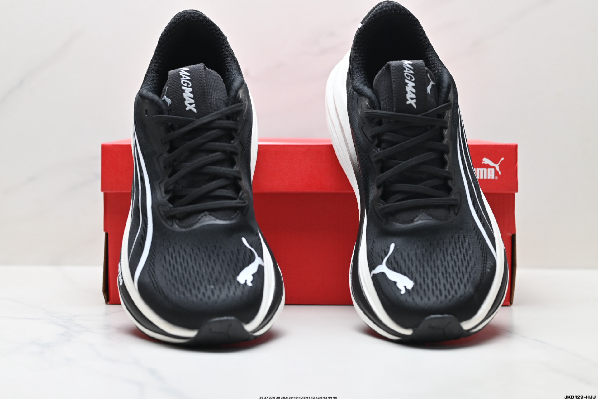Puma Deviate NITRO 3 Cushioned Running Shoes Black/White