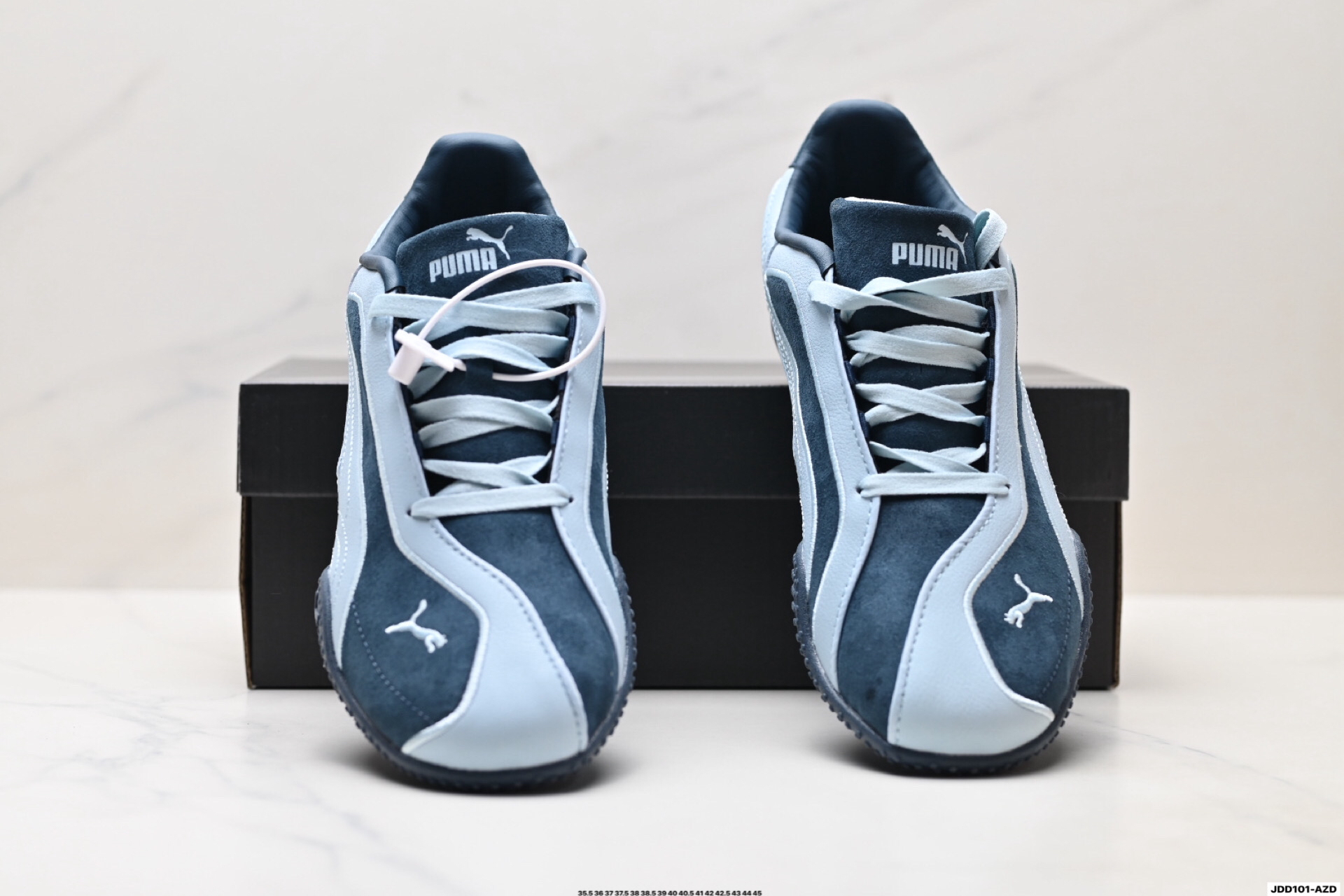Puma Bella V2 Leather Sneakers Navy Blue
