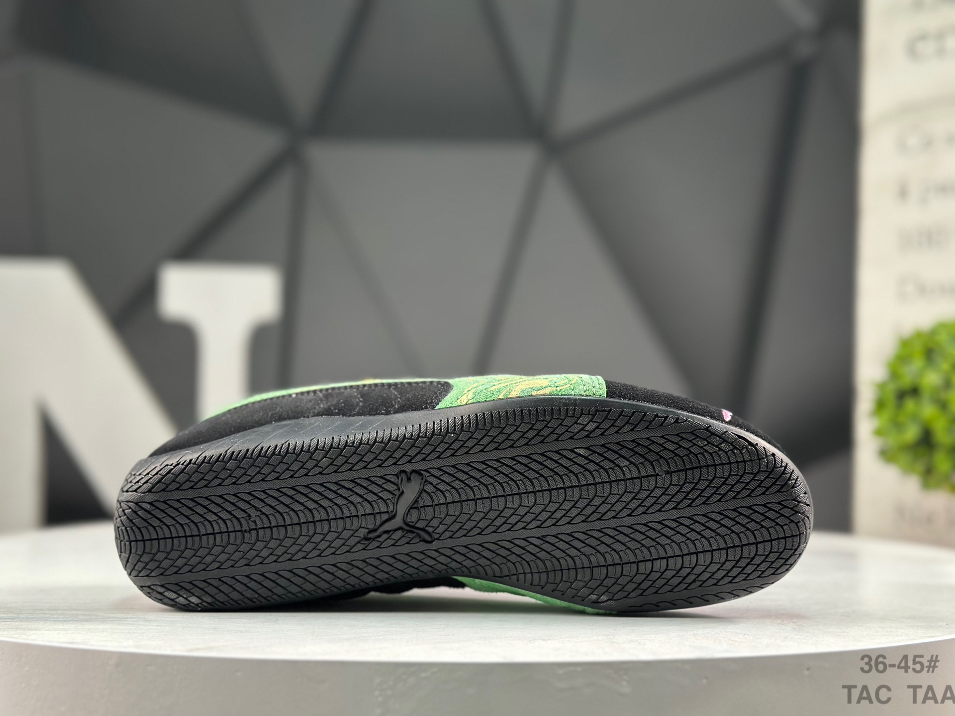 Puma Speed OG Casual Sneakers Black/Green/Pink