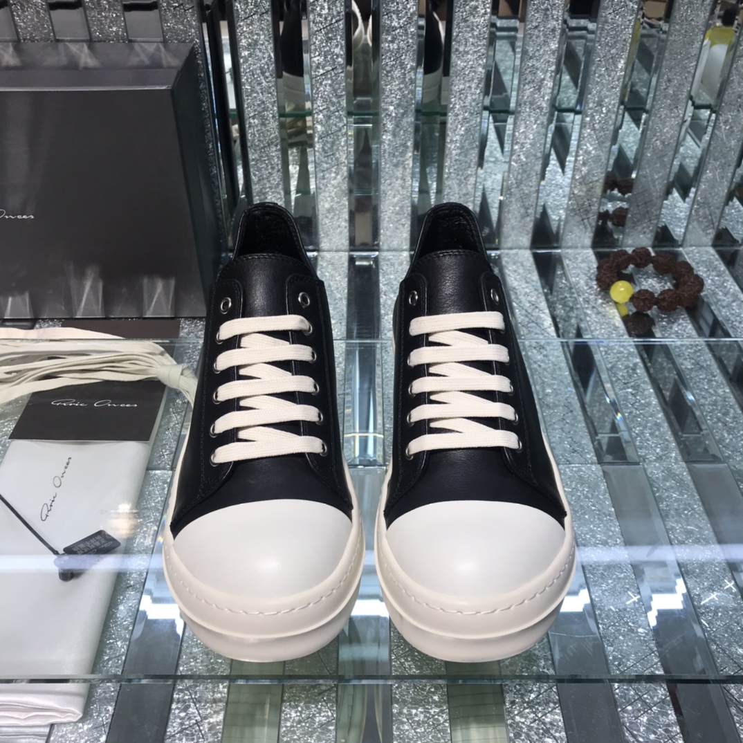 Rick Owens Low Sneaker Black