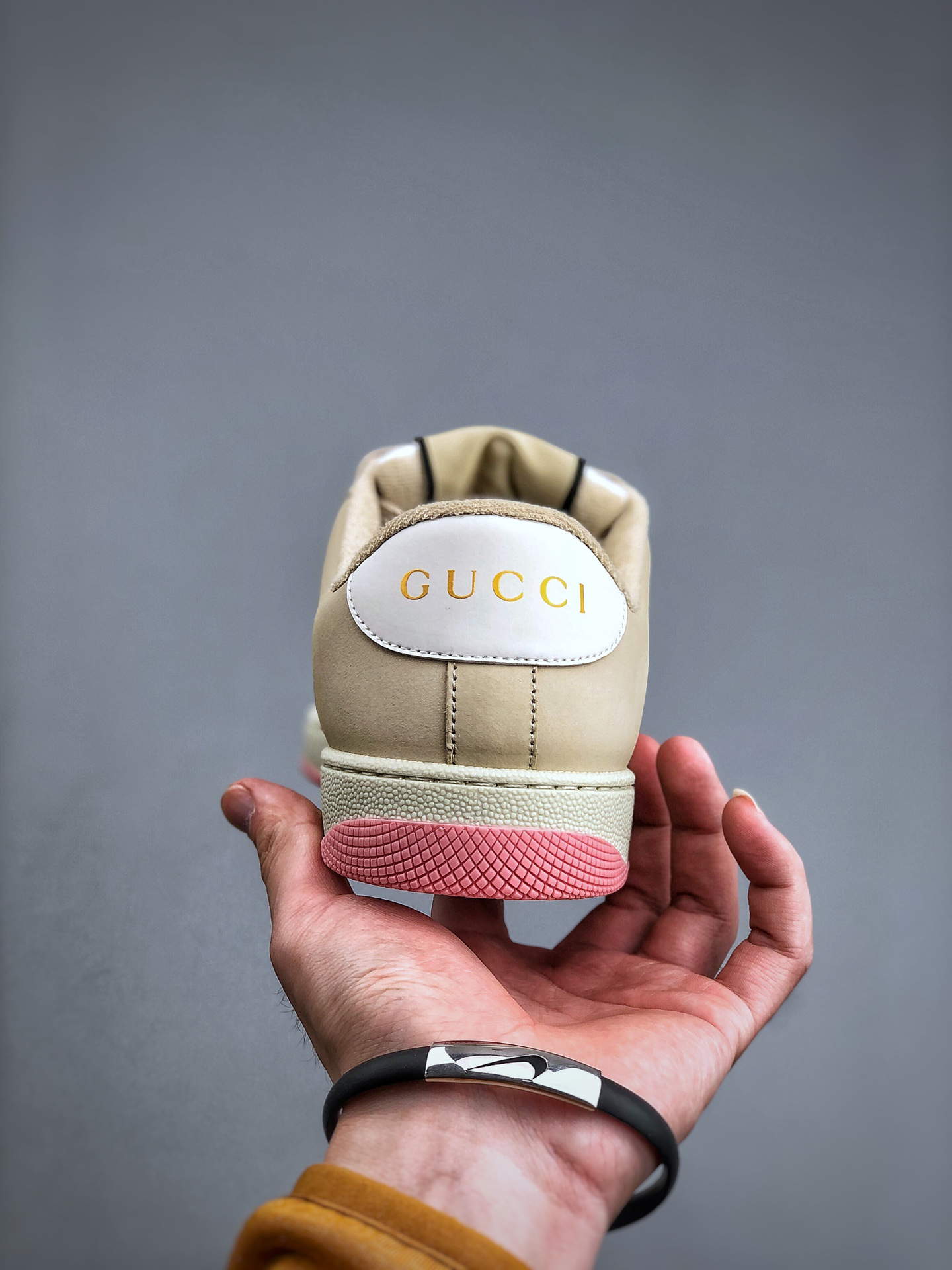 Gucci Screener Distressed Sneakers Multicolor