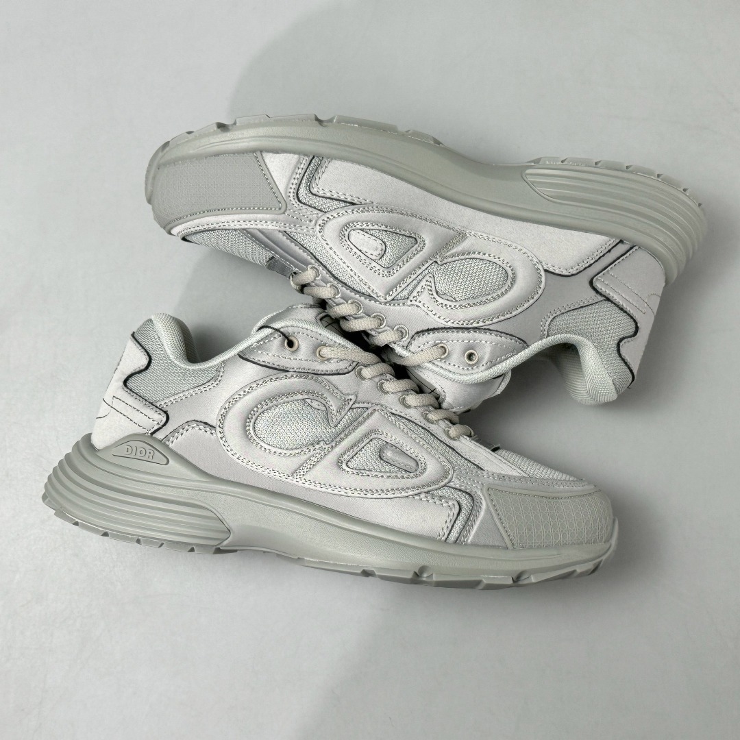 Dior B30 Mesh Runner Sneakers Khaki