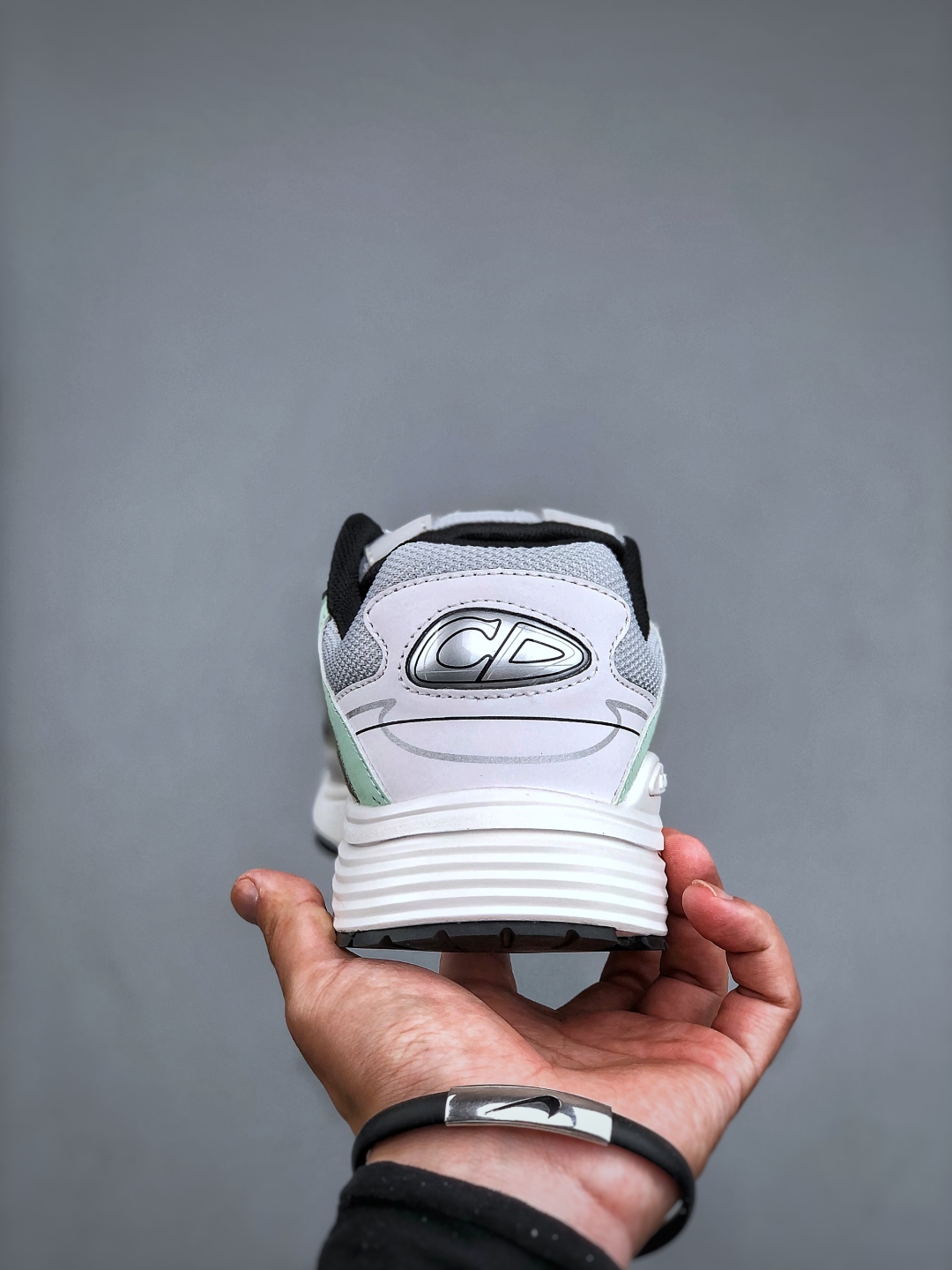 Dior B30 Chunky Sneakers White Grey Mint