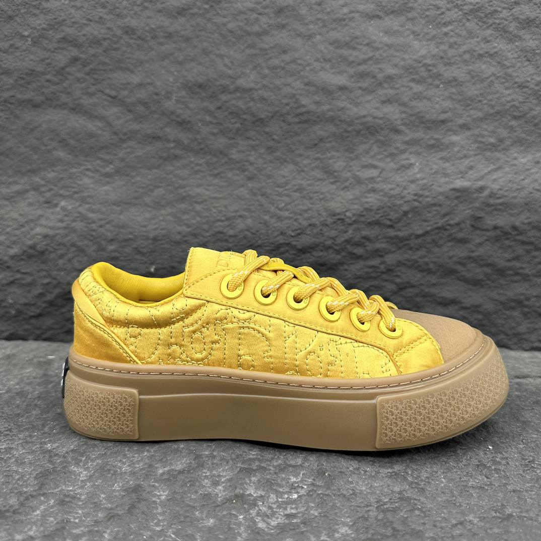 Dior x Stone Island B33 Low Sneakers Yellow