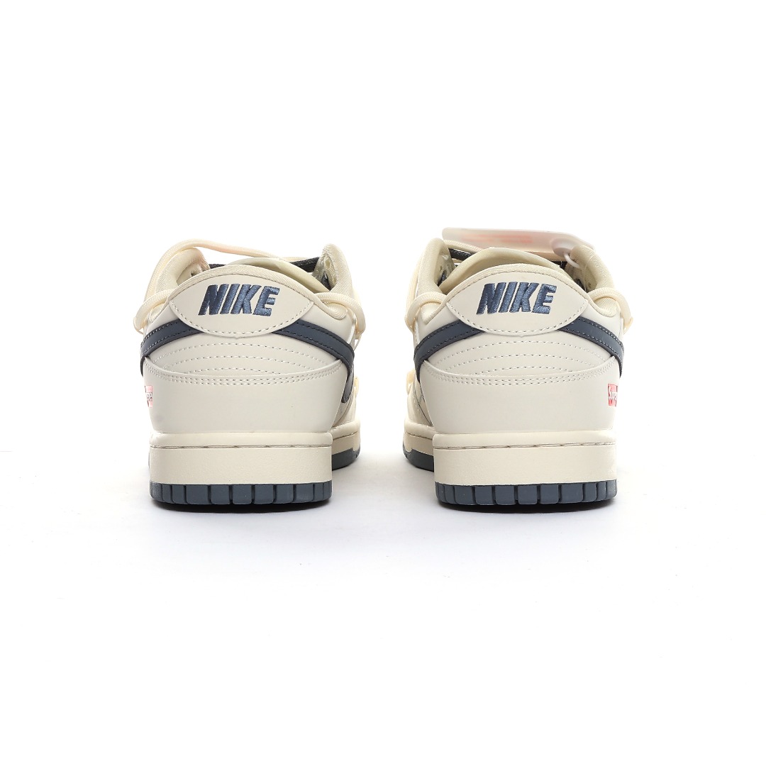 Nike SB Dunk Low x Supreme Low-Top Sneakers Cream/Blue