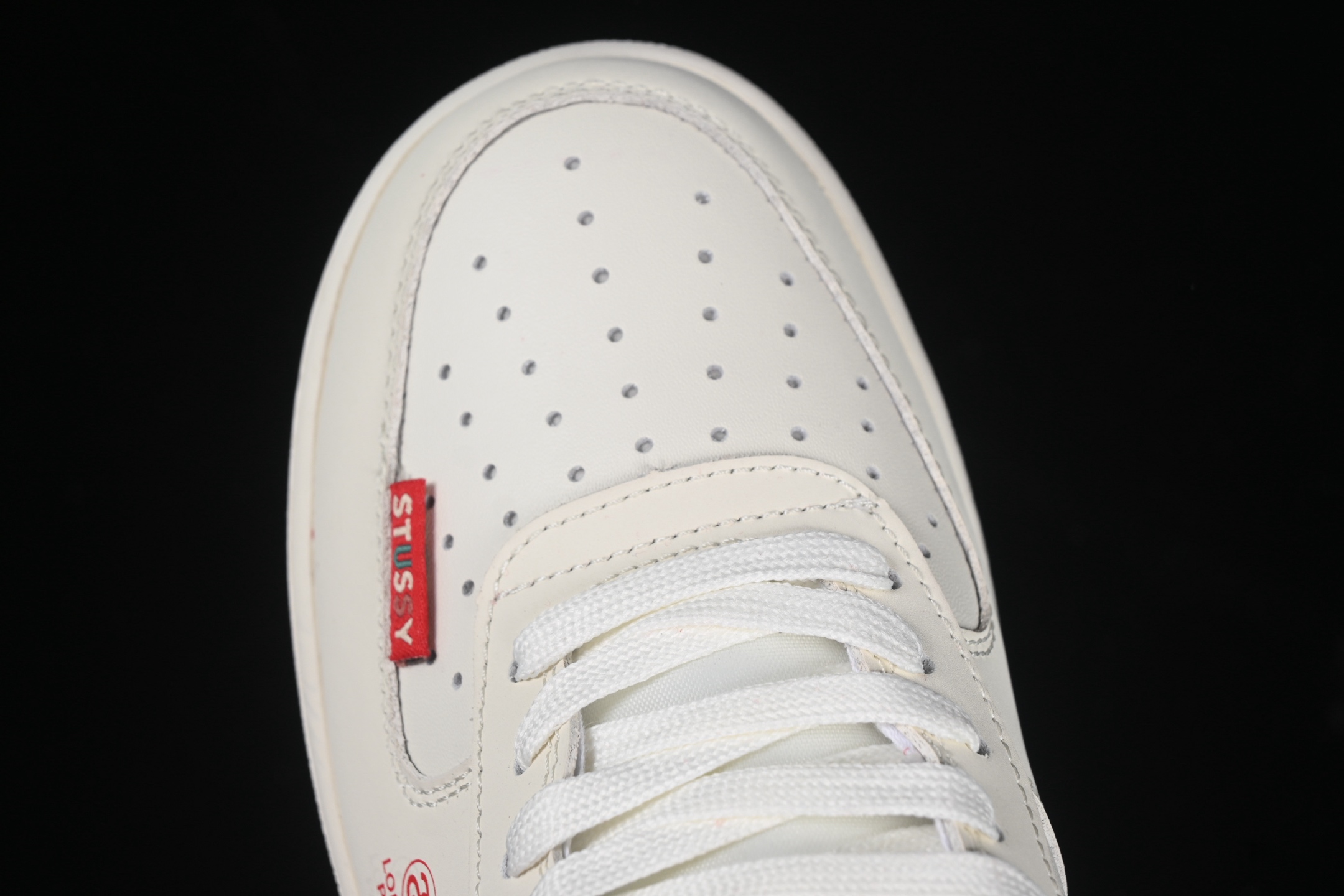 Nike Air Force 1 Low Stussy Collab Sail Red
