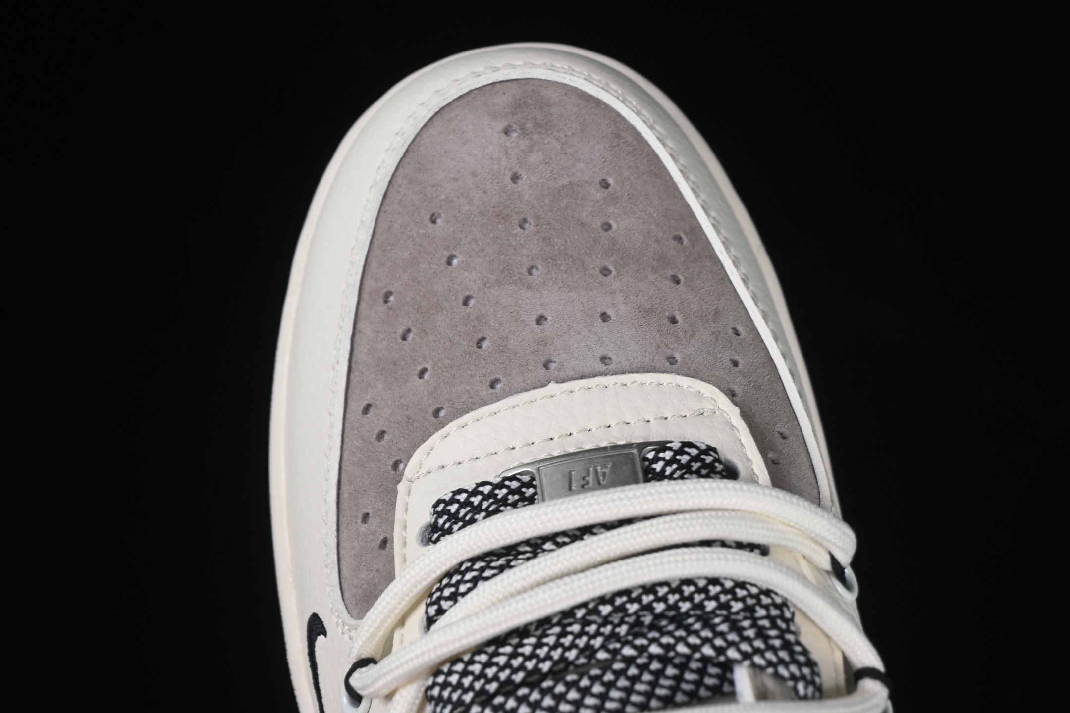 Nike Air Force 1 Low x Stussy Sneakers Beige/Black/Gray