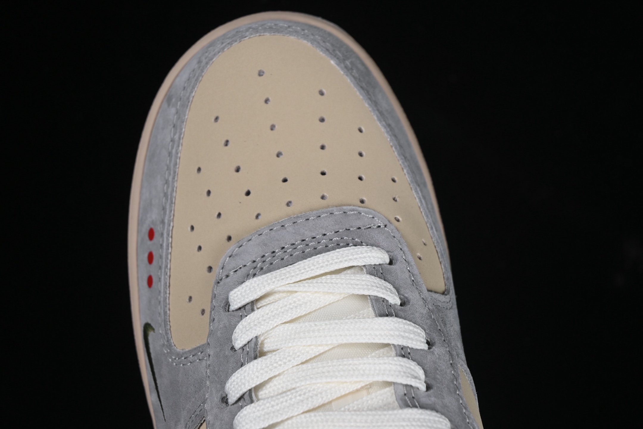 Nike Air Force 1 Low Stussy Stars Sneakers Grey/Olive