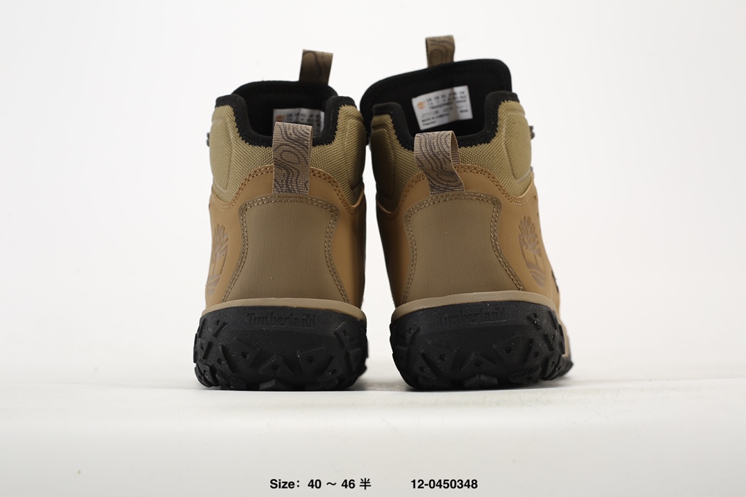Timberland High-Top Hiking Boots Khaki
