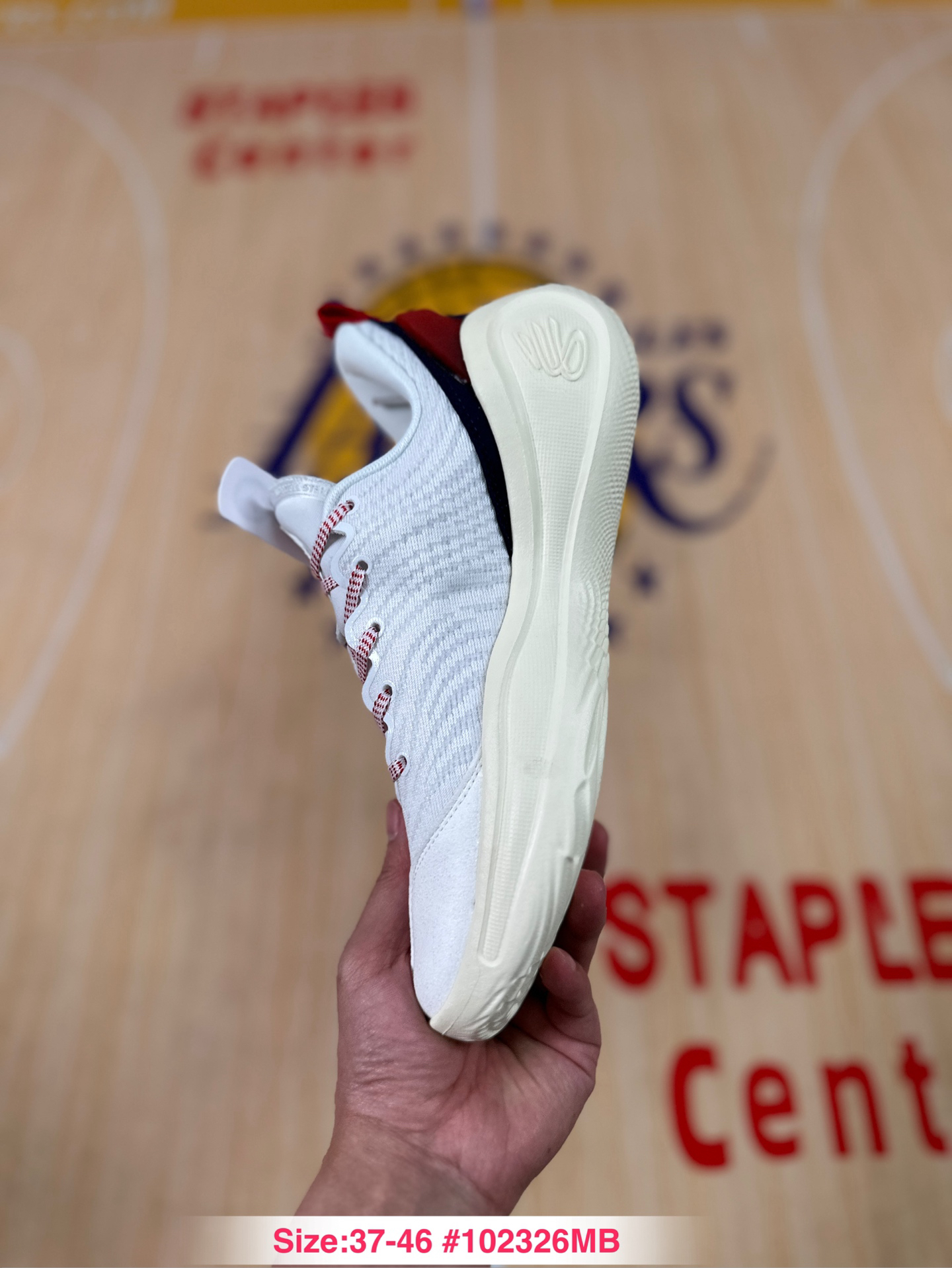 Under Armour Curry 12 Basketball Shoes White Red