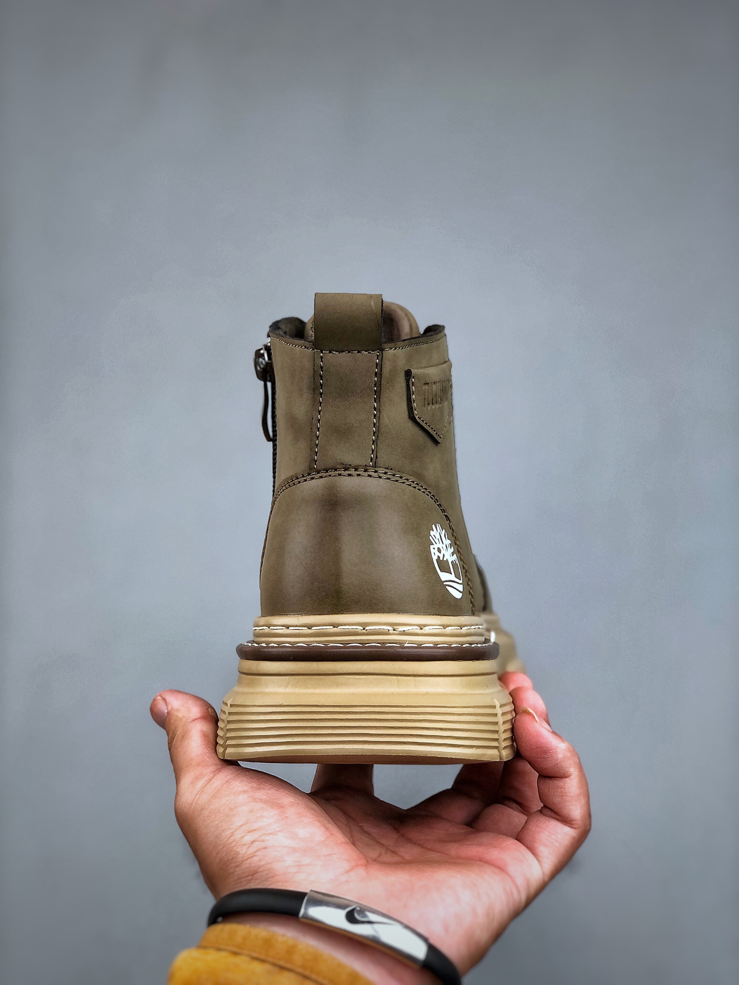 Undefeated x Timberland Rugged Zip Boots Olive