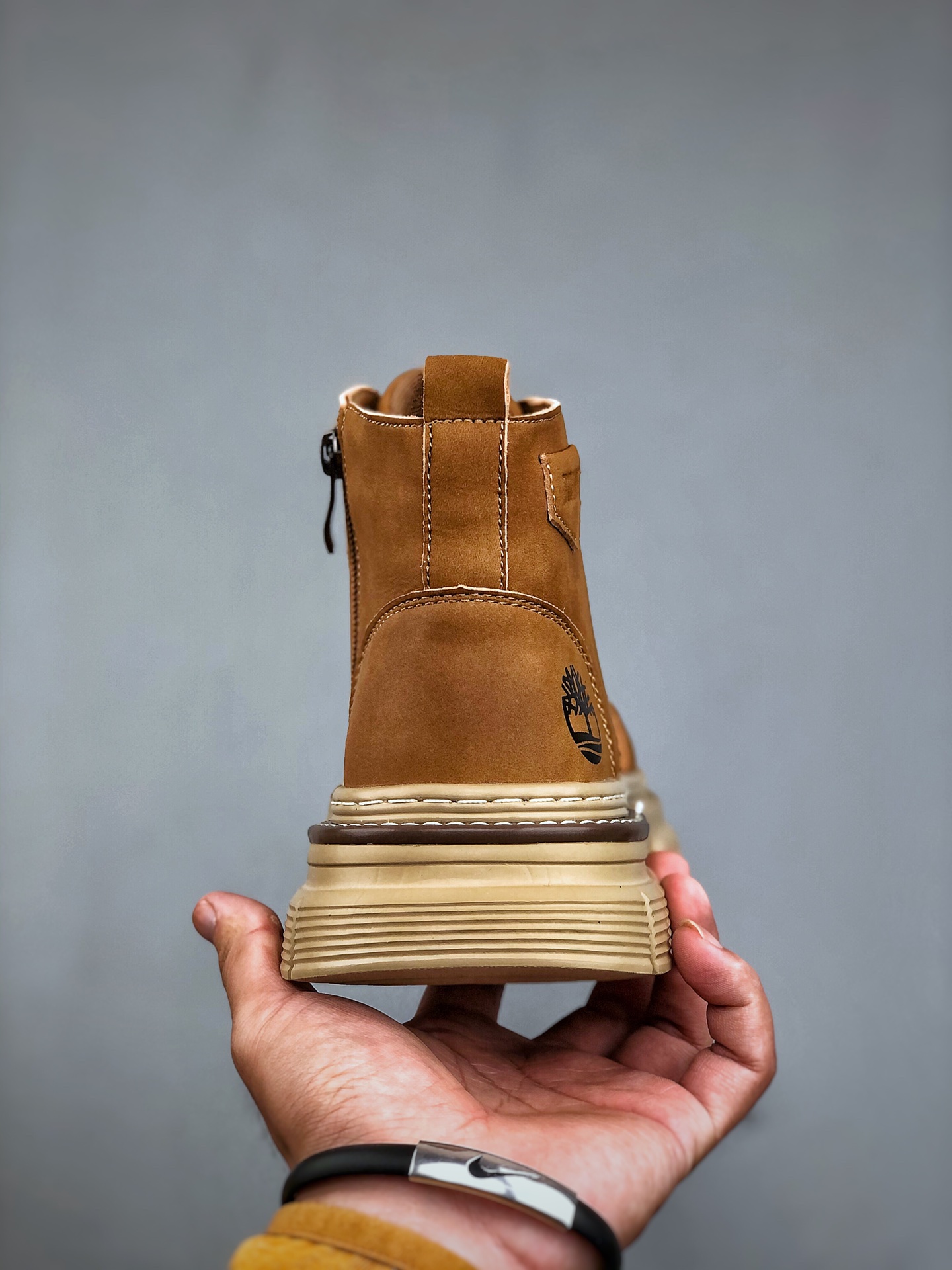 Undefeated Zip Work Boots Wheat