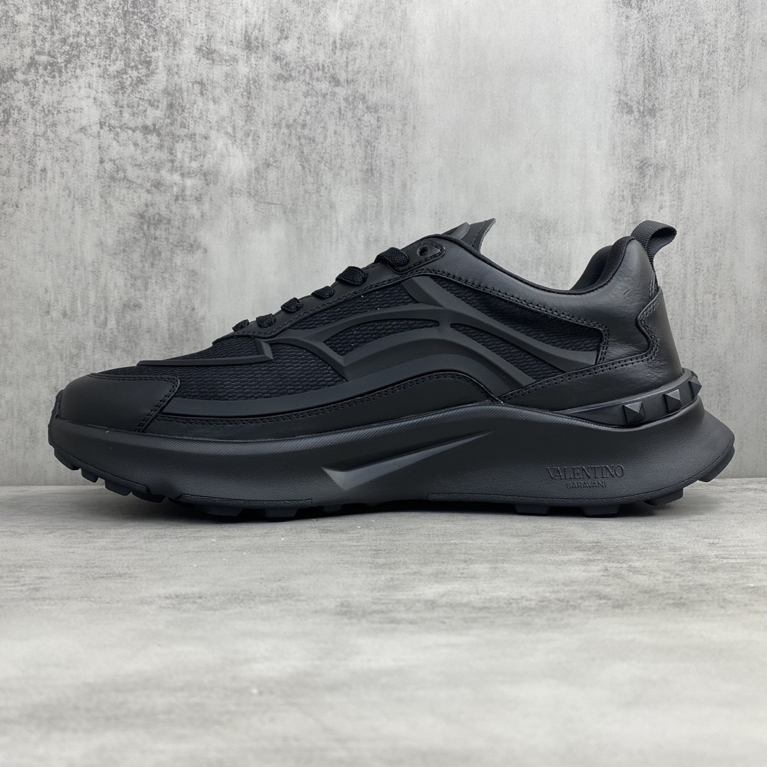 Valentino True Act Mesh Sneakers Black