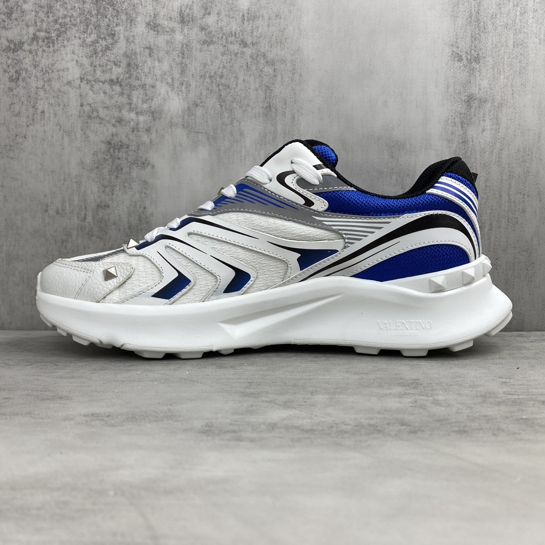 Valentino Garavani Totaloop V Sneakers White Blue