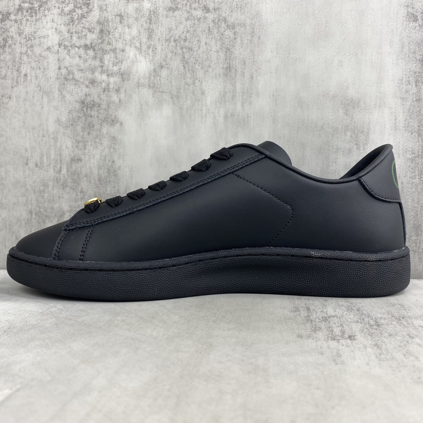 Valentino Low-Top Leather Sneakers Black