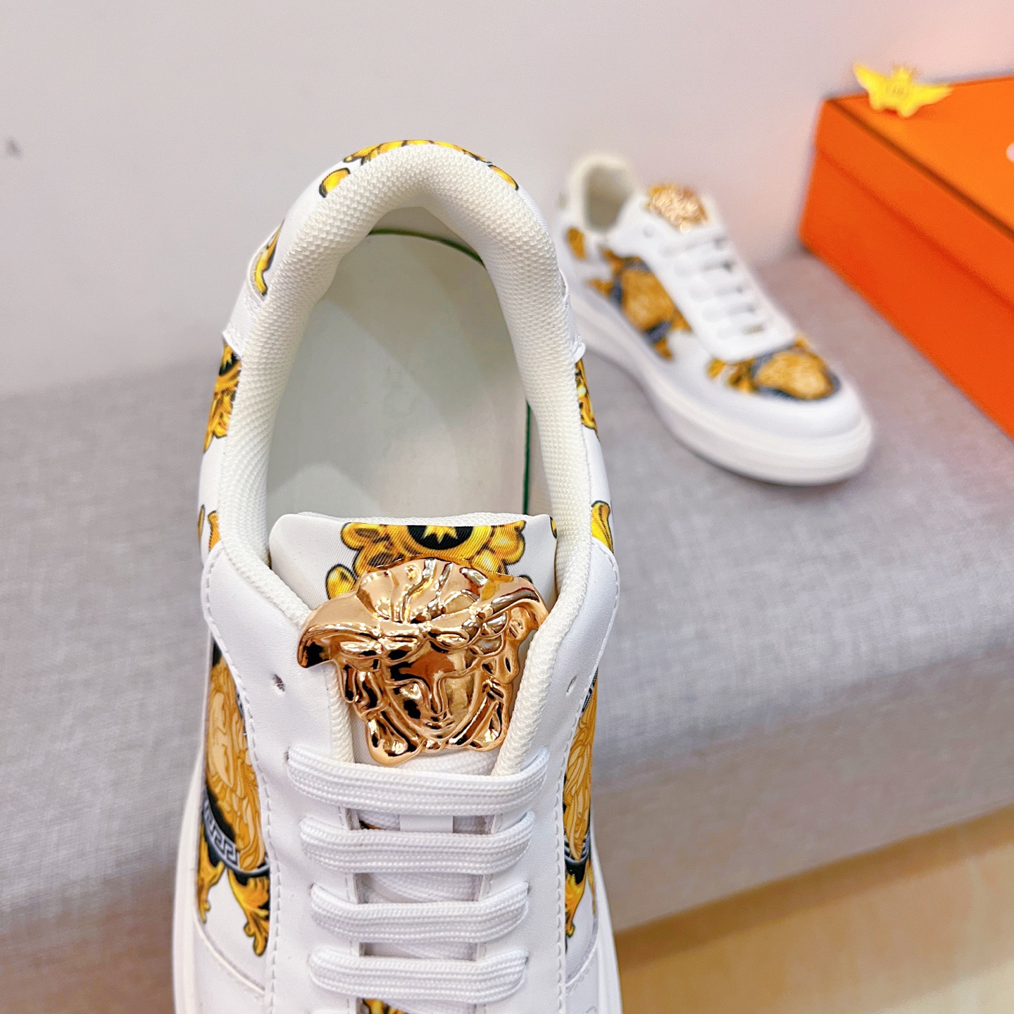 Versace Medusa Low-Top Sneakers White