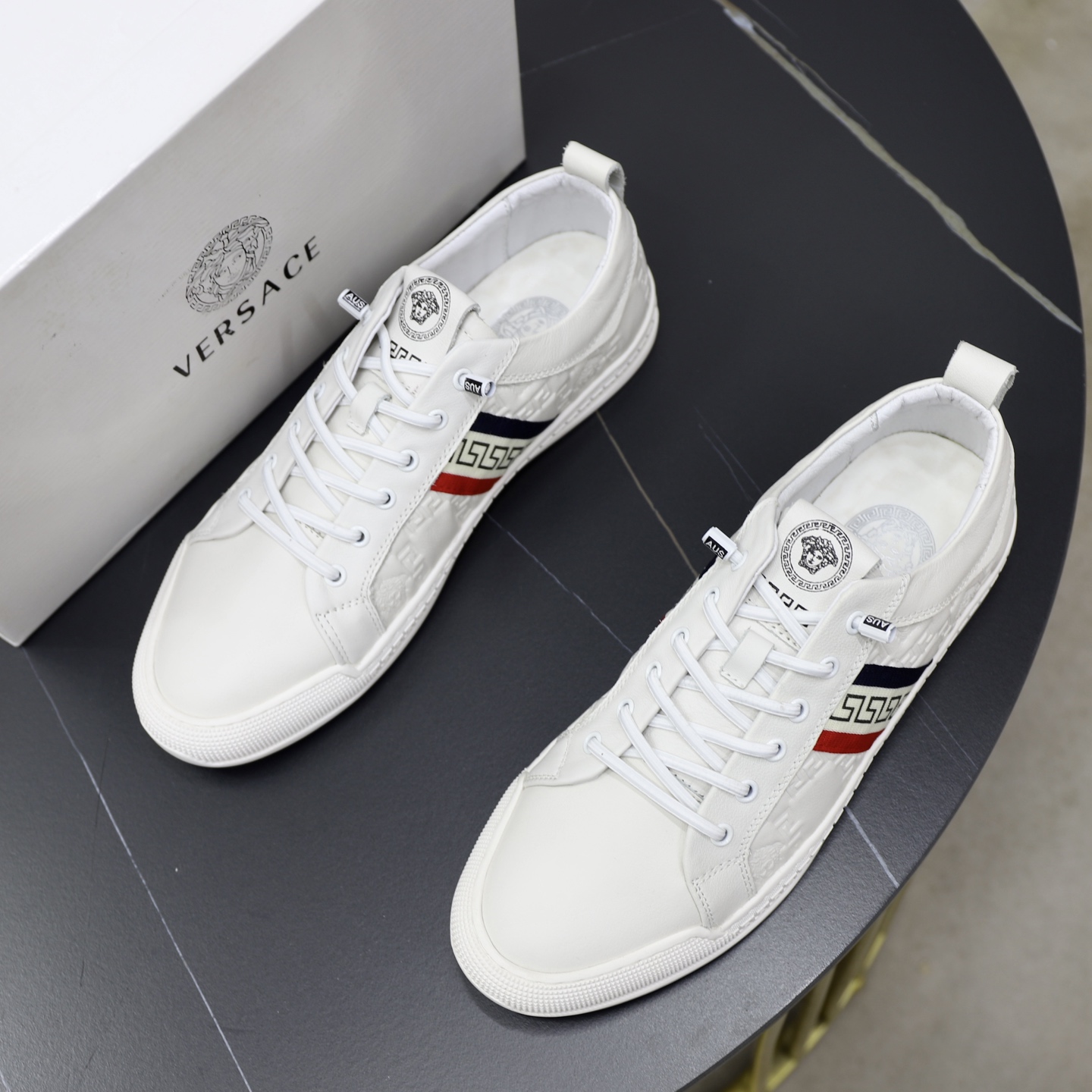 Versace Medusa Low-Top Sneakers White