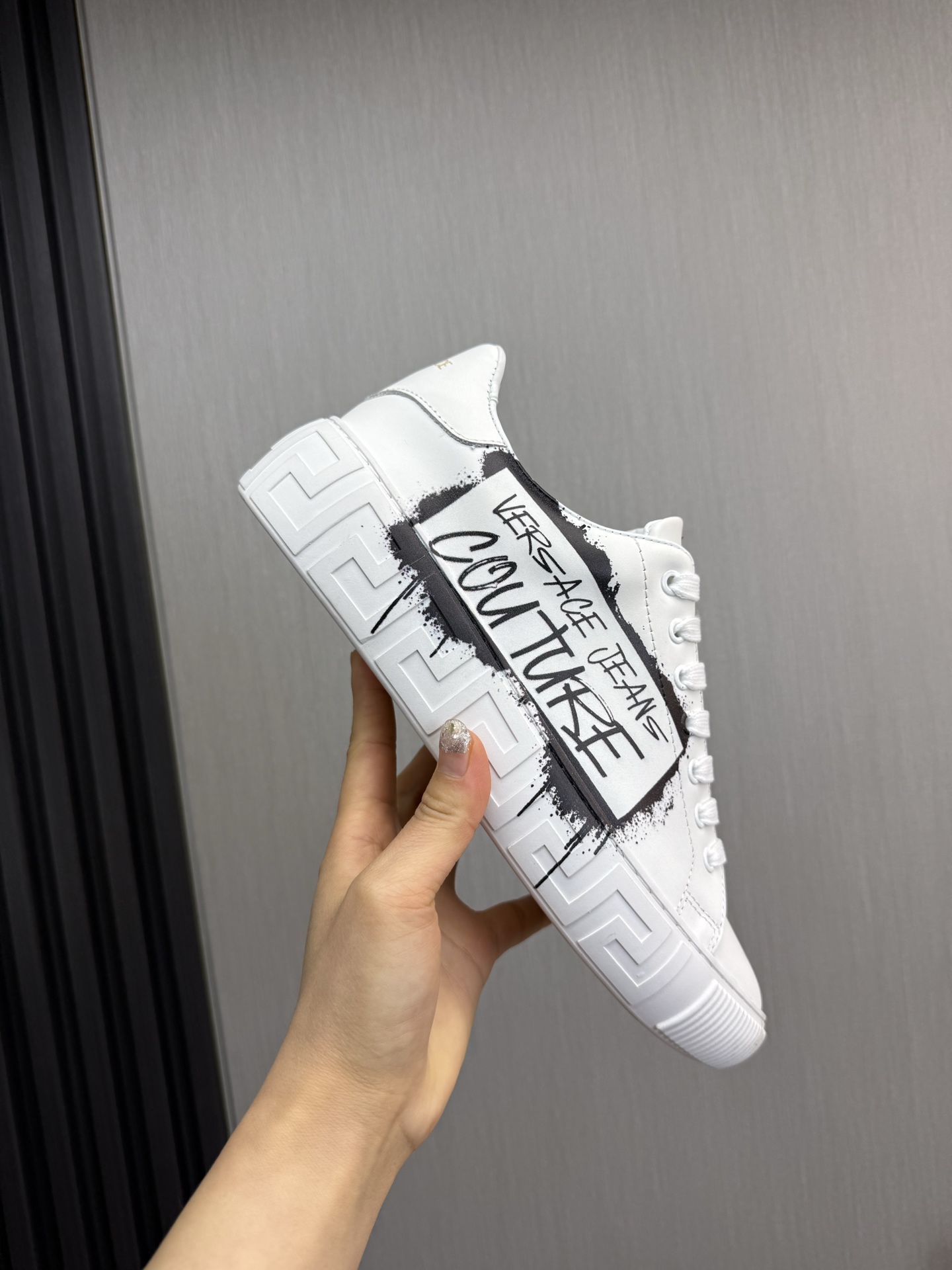Versace Jeans Couture Leather Sneakers White