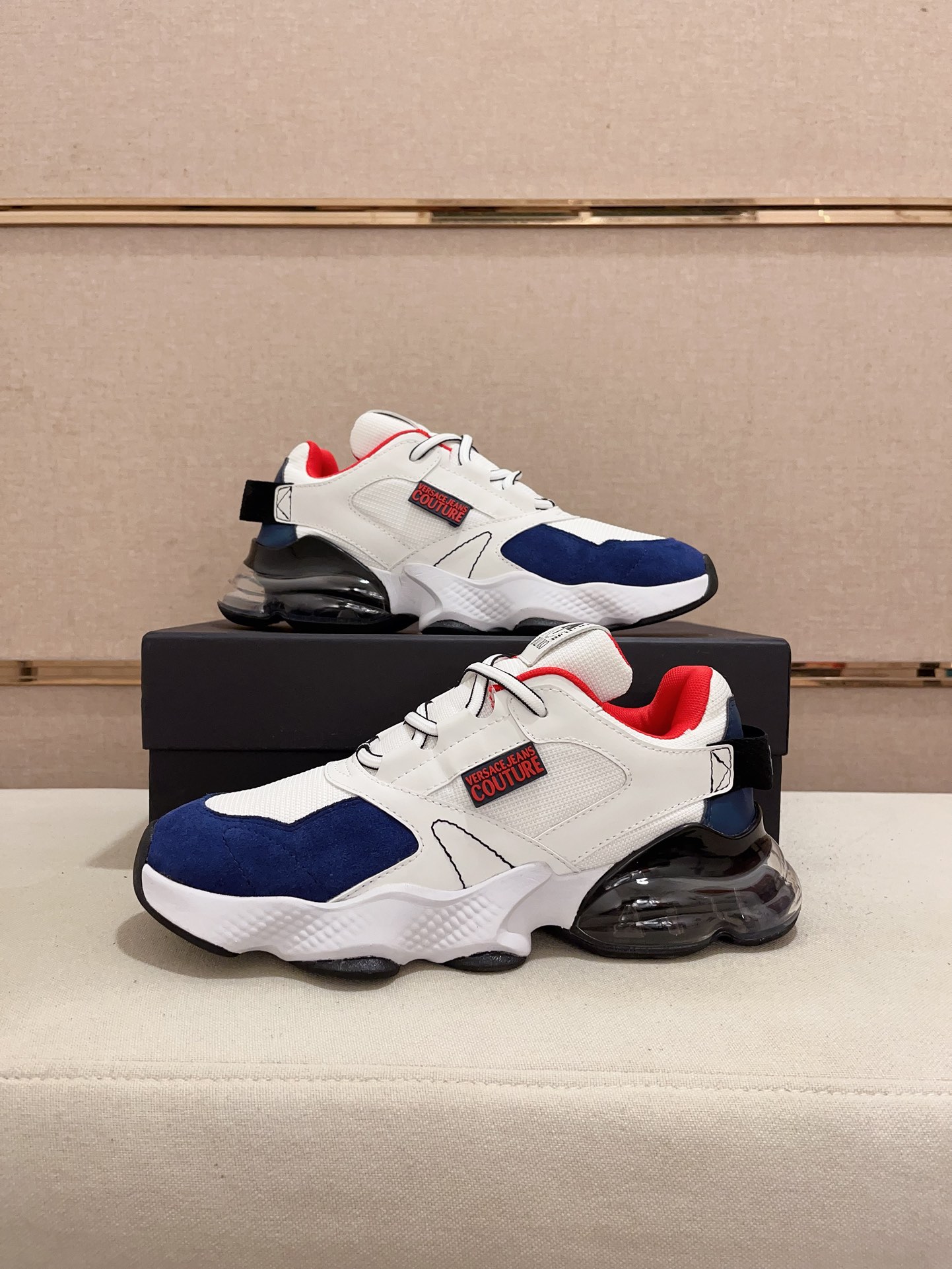 Versace Jeans Couture Chunky Sneakers White/Blue