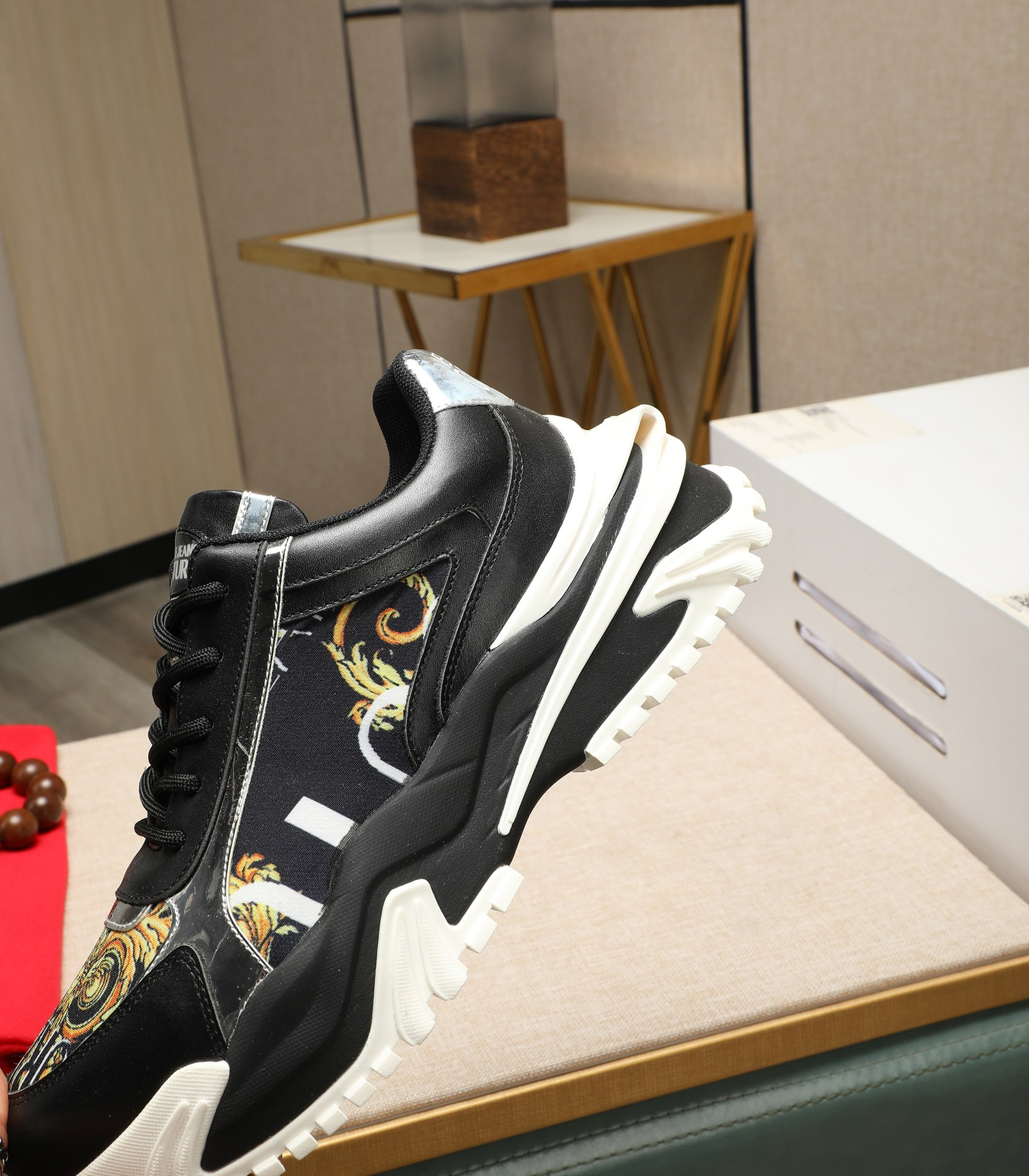 Versace Jeans Couture Chunky Sneakers Black/Gold