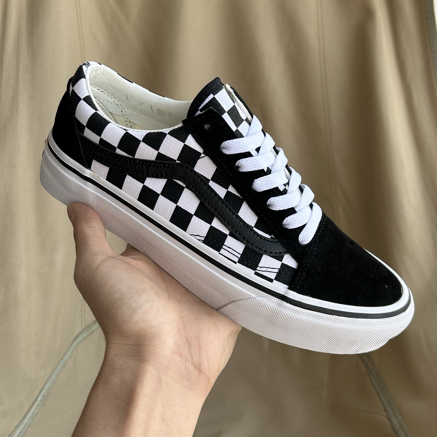 Vans Old Skool Low-Top Skate Shoes Black/White