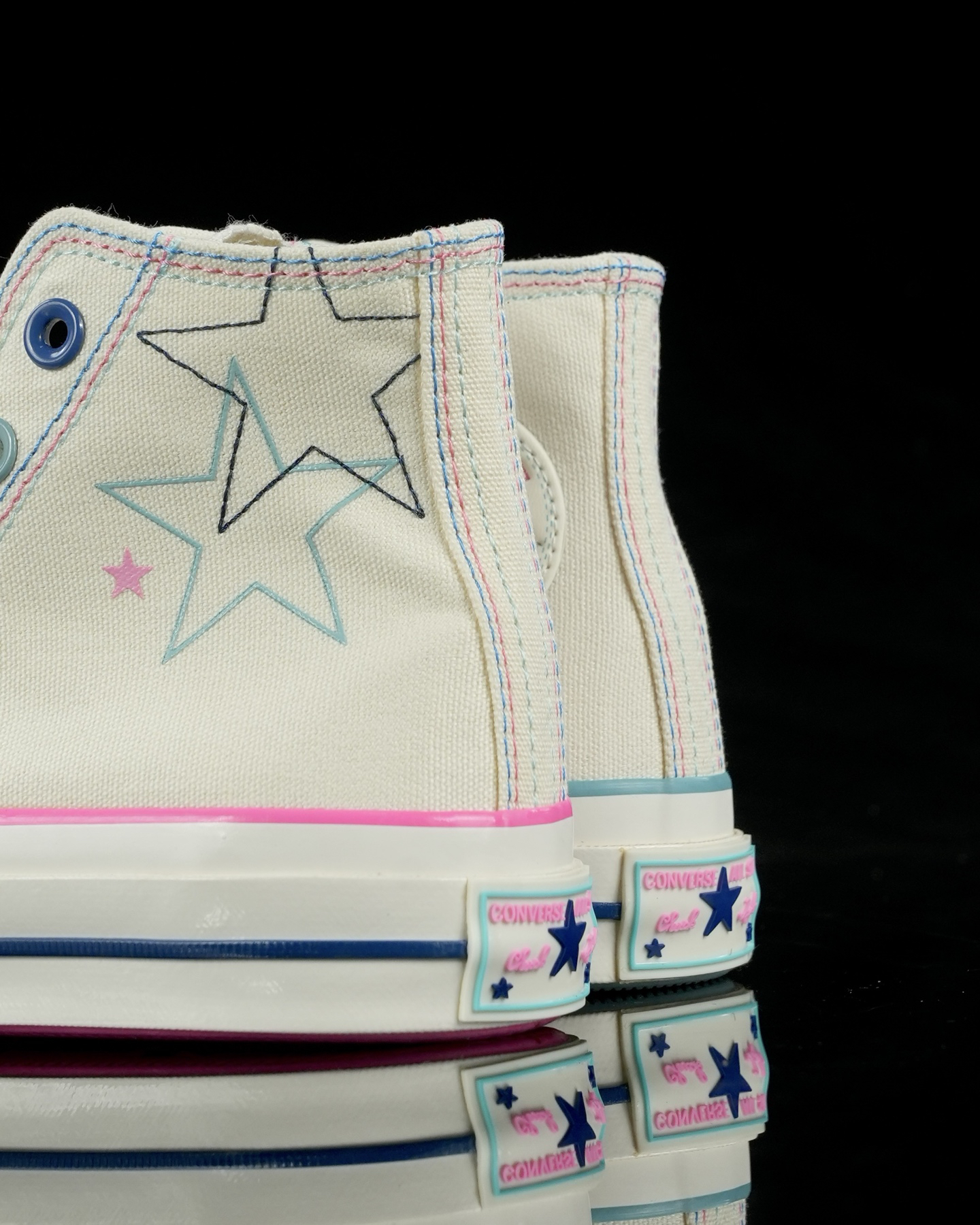 Converse Chuck 70 Star Stitch Hi-Top Multicolor