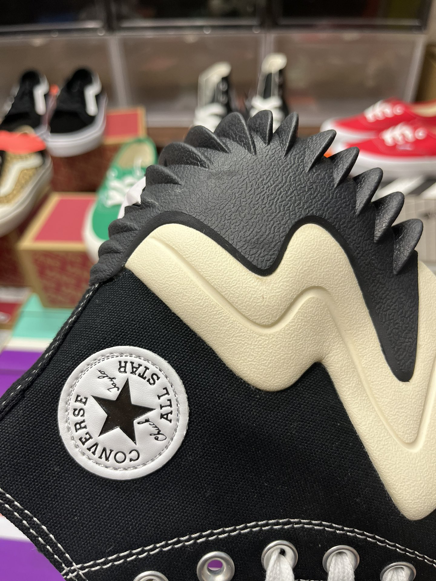 Converse Run Star Motion Platform High-Top Sneakers Black