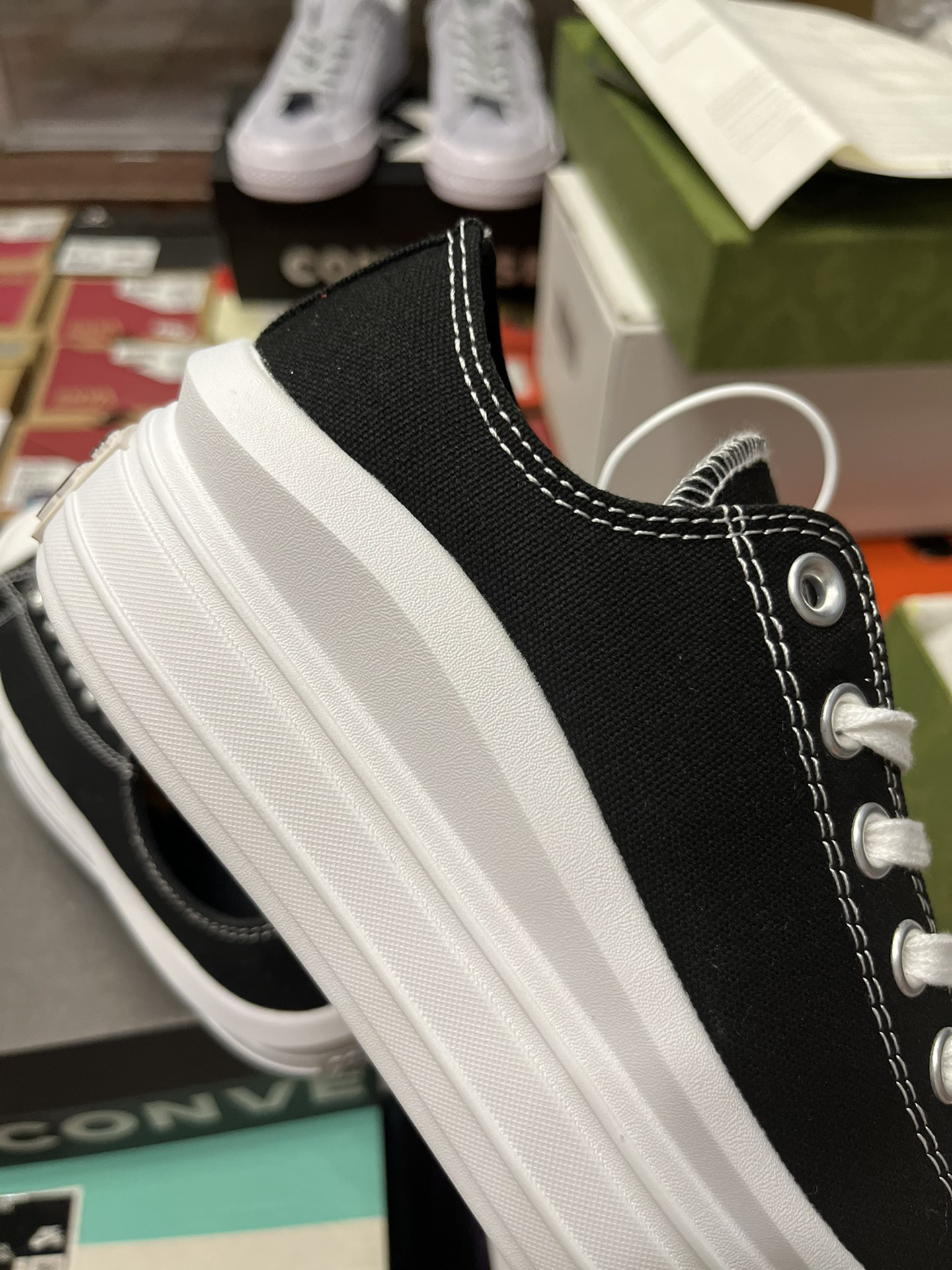 Converse Chuck Taylor All Star Move Platform Low Black