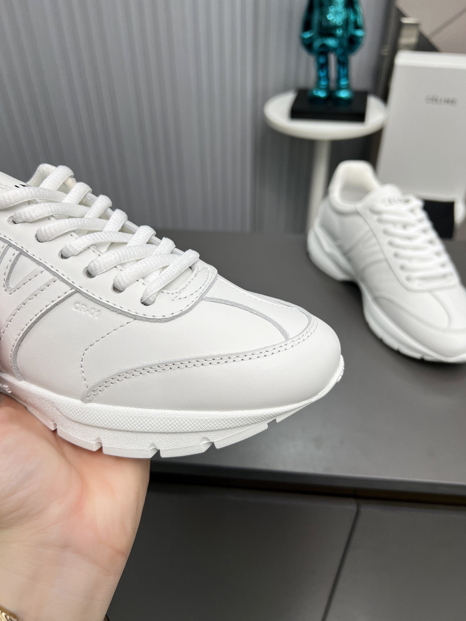 Celine Chunky Dad Sneakers White
