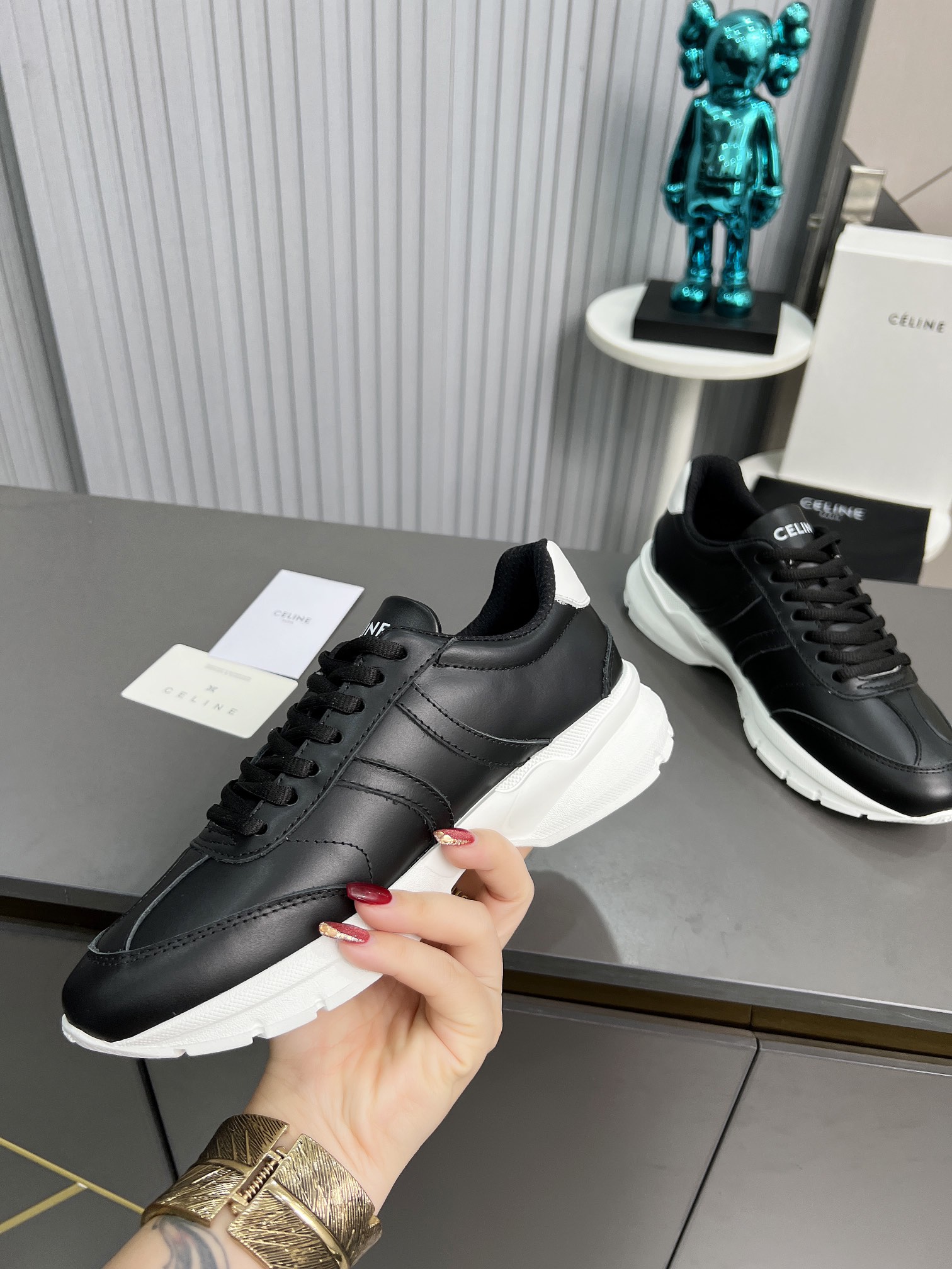 Celine Chunky Dad Sneakers Black