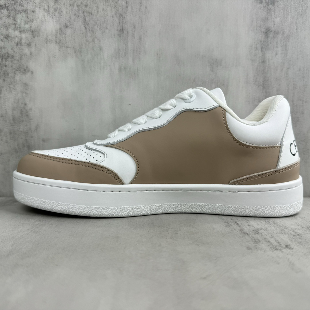 Celine Runner Low Sneakers White/Taupe