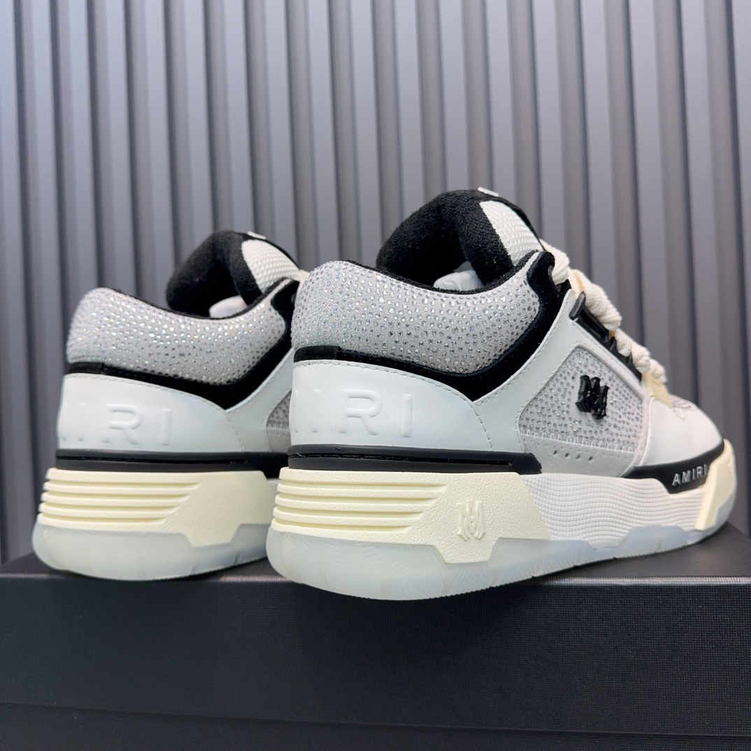 AMIRI Crystal Panel Sneakers White